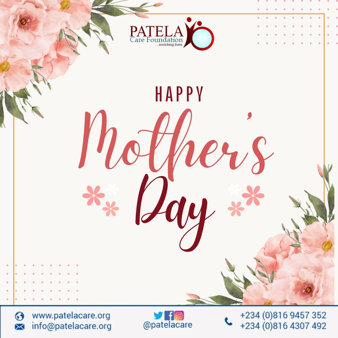 Happy Mothers' Day ! 2024
We celebrate our Mothers!!!! 
More your lives be filed with greater measure of GOD's Grace, Joy, Peace and Satisfaction.

#GlobalHealth #HealthEquity #Healthcare #Medicine #UHC #WHO #Patelacare #PsychoSocialCare #PatelacareEnrichingLives
#Cancer