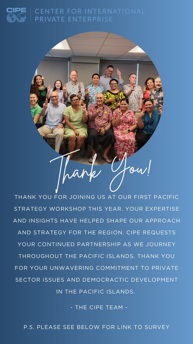 Truly a pleasure to be part of this wonderful, amazing group of people from the Pacific and the @CIPEglobal. 
#PacificPeople #PacificChangeMakers
#PrivateSectorforDemocracy #EndCorruption #EndTraffickingInPersons #ElevateandEmpowerPacific