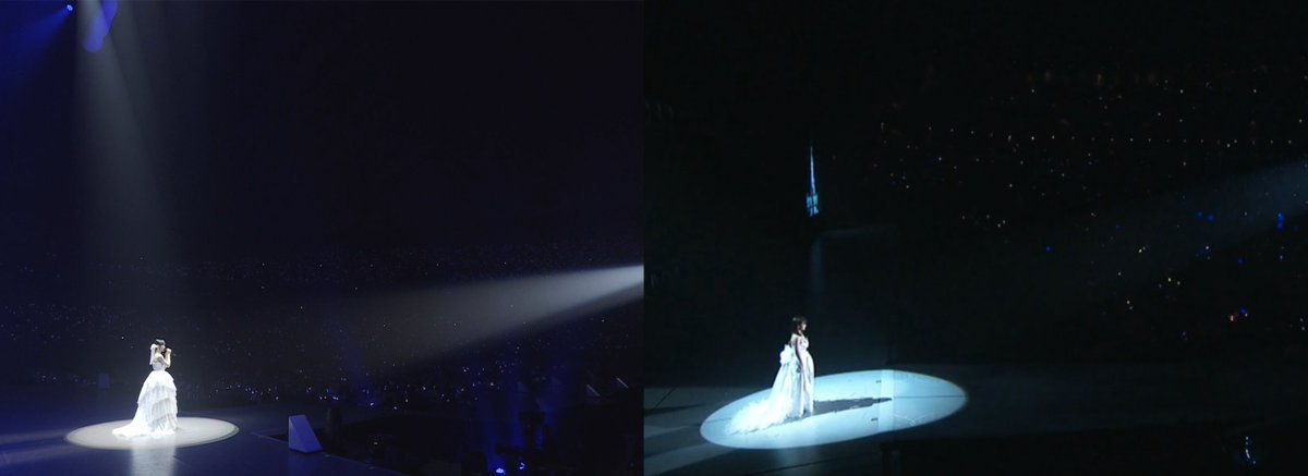 Same venue, Tokyo Dome  
Almost 12 years apart, standing at the same spot   

She was present on both occasions   
Once as a fans, then as a member in her graduation concert    

Congrats on your graduation Yamashita Mizuki 
One of Nogizaka46's legends 🩵🩵