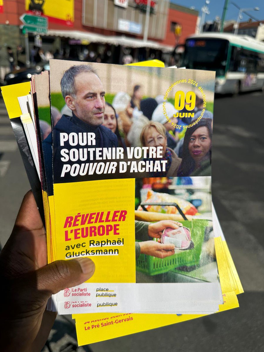 🇪🇺 On mobilise à #LaCourneuve, on veut #ReveillerLEurope avec @rglucks1, @partisocialiste et @placepublique_ ! Le 16 mai, meeting en Seine-Saint-Denis, rdv au Pré-Saint-Gervais à 19h. Le 9 juin, on vote.