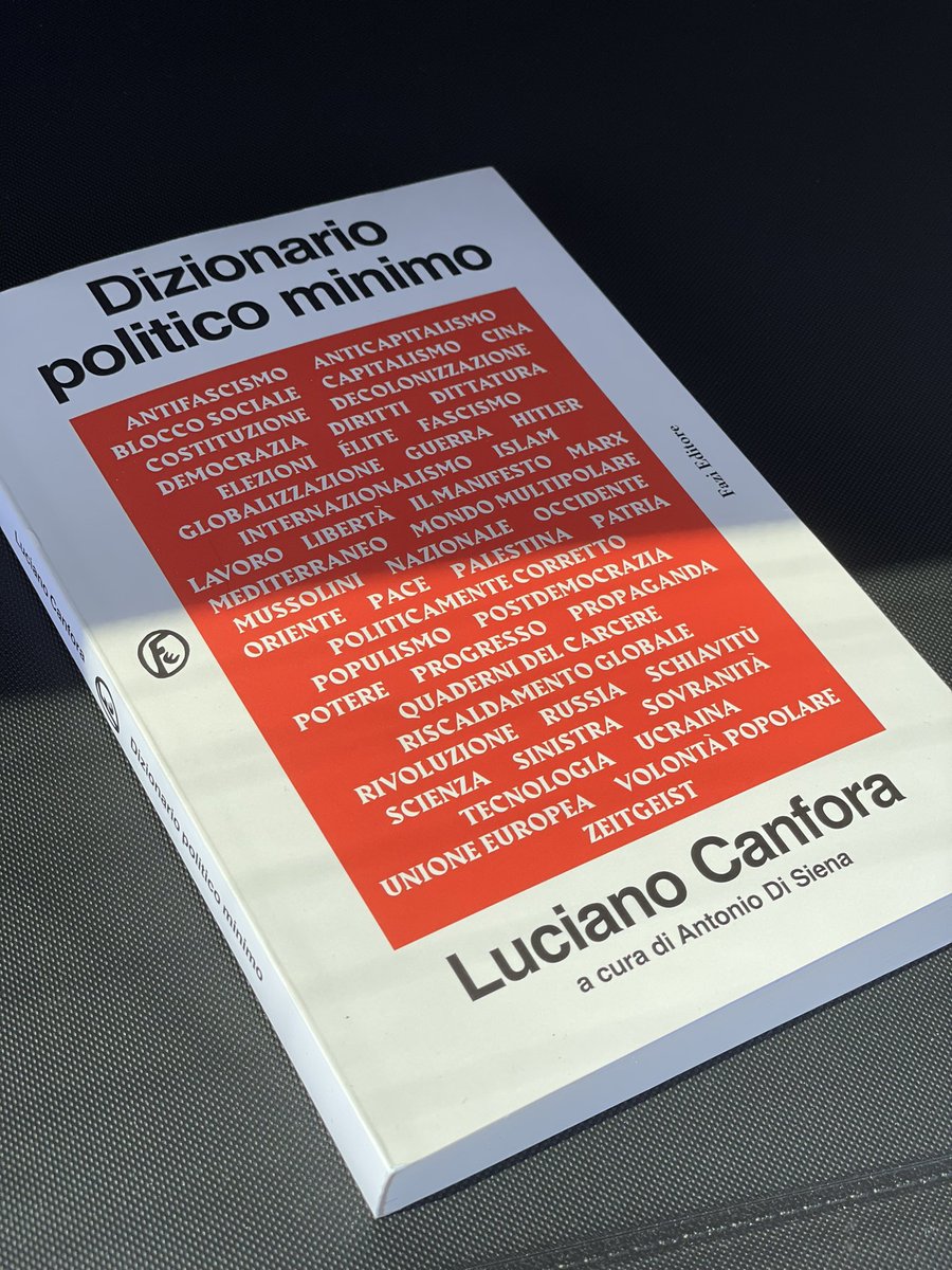 #12maggi Leggere Luciano Canfora ORA #SalTO24 Per ripartirete dall’ABC della politica,