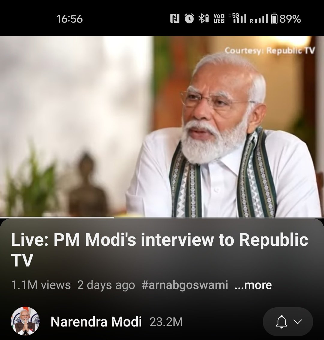 @ajitanjum wrong comparison!!! Modi ko watch karne waale TV pe dekh lete hai, aap kewal YouTube PE dekhe jaate Ho! @narendramodi