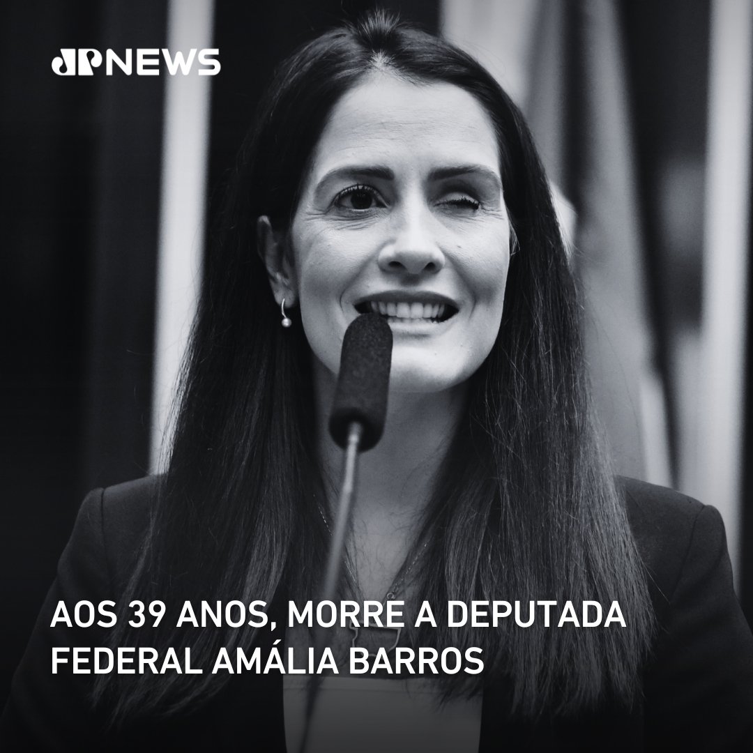 Na madrugada deste domingo (12), faleceu a deputada federal Amália Barros (PL-MT), após ser hospitalizada no dia 1º de maio para a remoção de um nódulo no pâncreas. 📺 Confira na JP News e Panflix 👉 bit.ly/3SS2fab