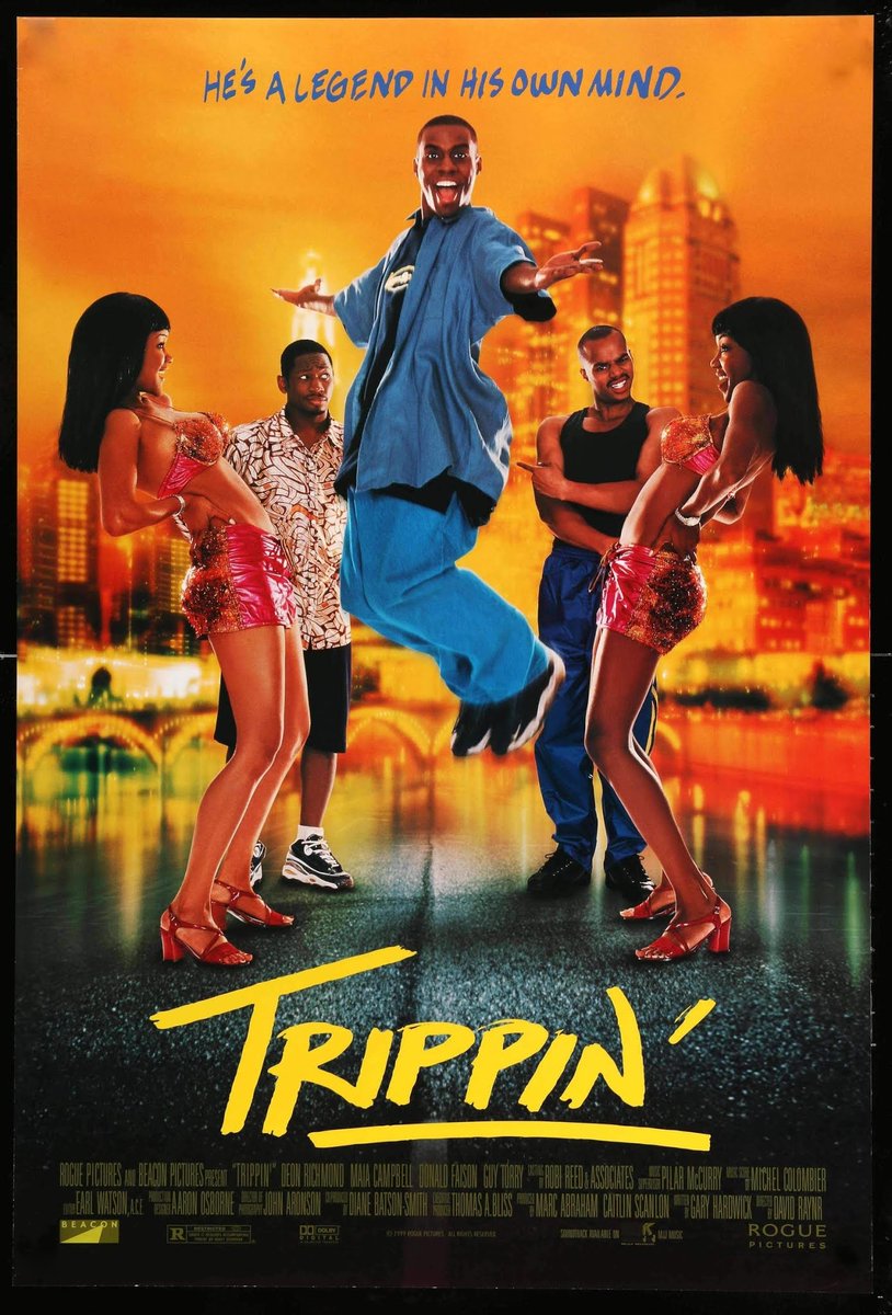 Happy 25th Anniversary to the film 'Trippin' ' (May 12, 1999) #25Years #Trippin #DeonRichmond #MaiaCampbell #DonaldFaison #GuyTorry #90s  #90sMovies #Trippin25