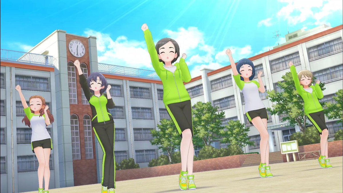 OMA49320354's tweet photo. ダンス部ってこんな感じ?
#デレステ #神様絶対だよ
#GBNS #one_more_step
#松尾千鶴 #岡崎泰葉
#関裕美 #白菊ほたる #森久保乃々 https://t.co/j68adXRODK