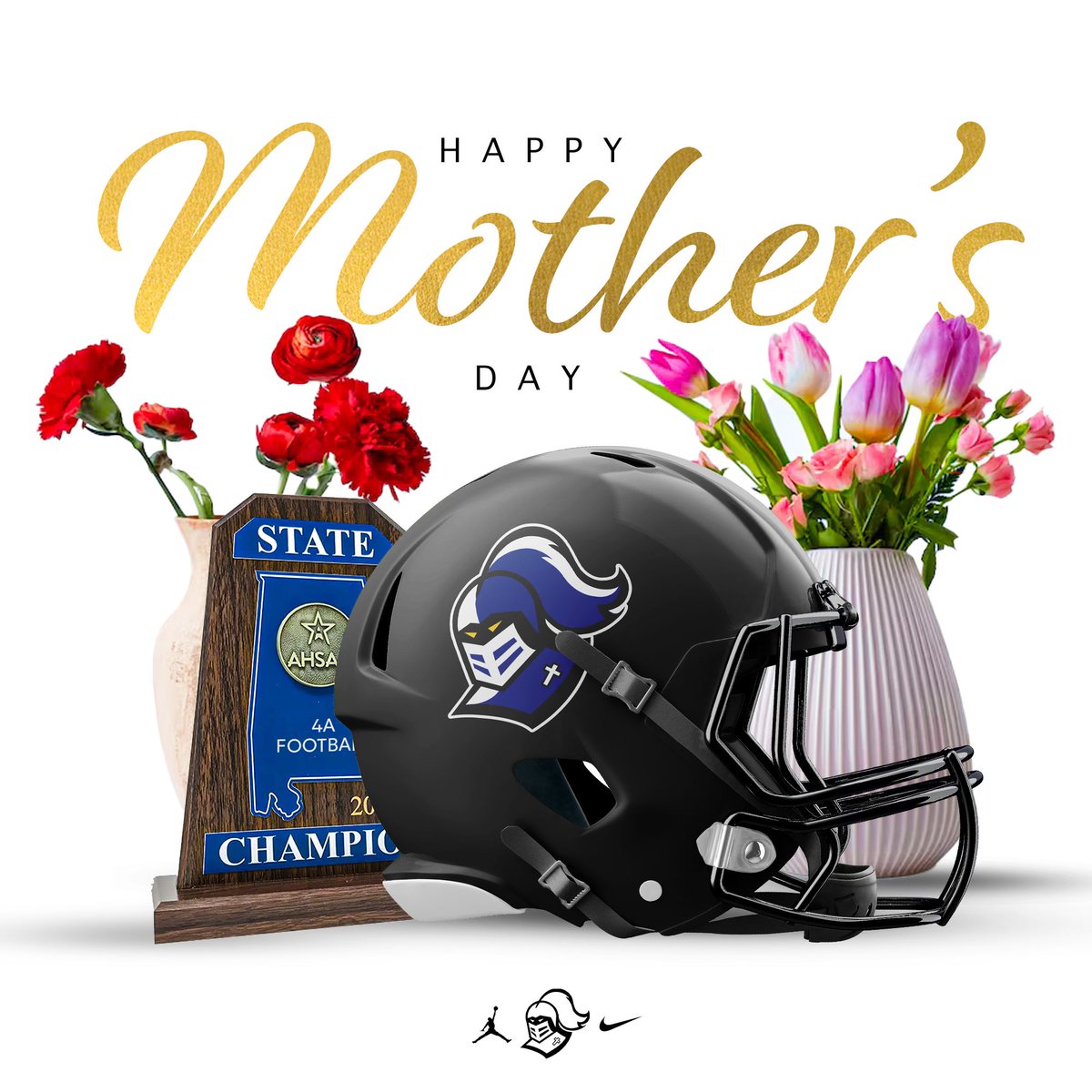 Happy Mother’s Day from Montgomery Catholic Football! We love our MOMS!! #BuiltByCatholic #BeTheStandard