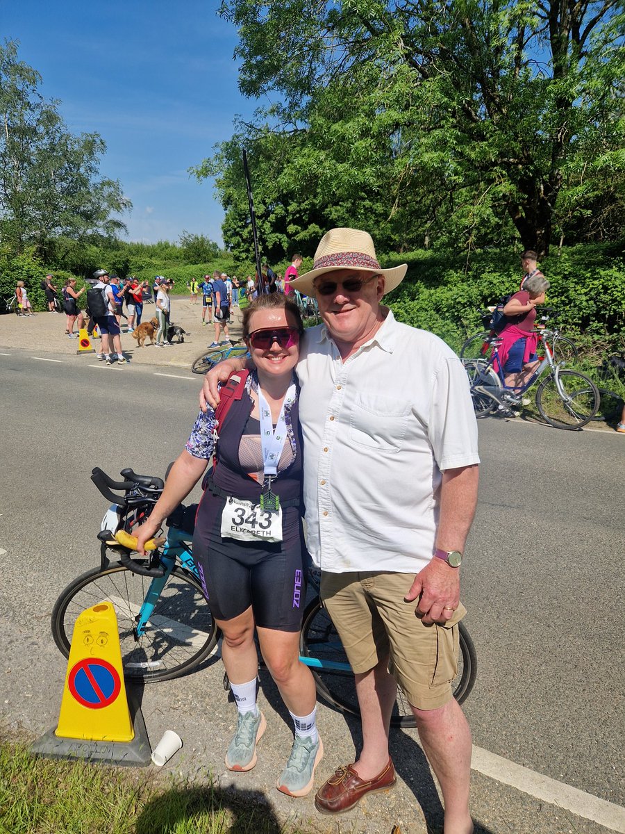 Down to the New Forest today, to watch a friend take part in the #Huntsman #Triathlon. Vicariously proud of her, and the look of pride on her dad's face (who brought her up alone since the death of her mum when she was 11) was wonderful.