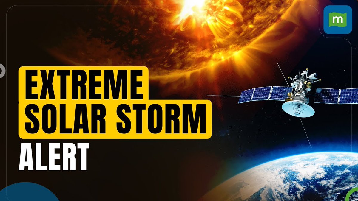 ⚠️🌞 Extreme Solar Storm Alert! Earth's GPS and communication systems could be at risk. Stay updated and prepared! youtube.com/watch?v=4PX__m… #SolarStorm #Tech #Satellite #Storm #GPS