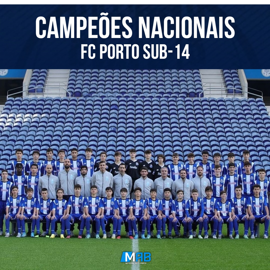 CAMPEÕES!!!!!! 💙🏆😎

#FCPorto #FCPortoSub14 #Sub14 #DragõesJuntos #NaçãoPorto #ComoNósUmDeNós #IndomáveisPorNatureza #ImortaisPorDireito #FCPortoFormação