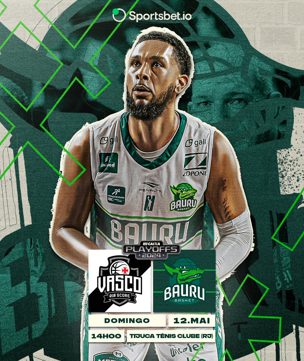 #HojeTemDragão 🐲 O almoço de dia das mães vai ser com emoção para a torcida bauruense. Se vencermos, estamos na semifinal! 🏆 Quartas de final - @NBB #Caixa 🏀 Jogo 4 - Vasco da Gama x Bauru Basket 🗓️ 12/05 🕕 14h 🏟️ Gin. Tijuca Tênis Clube 📺 Transmissão: ESPN #FogoNeles🔥