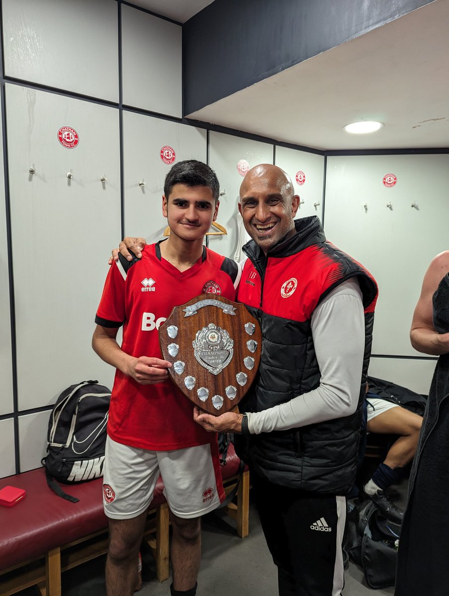 Been a pleasure being part of the matchday coaching team <a href="/ChathamTownFC/">Chatham Town</a> <a href="/KylU13s/">Chats U16s KYL 23/24</a>  this season. Thanks for the chance to work with some wonderfully talented players including my son Ash. The journey ends for a lot of the boys but we're 👑<a href="/KentYouthLeague/">KentYouthLeague</a> U16s Champions 🏆