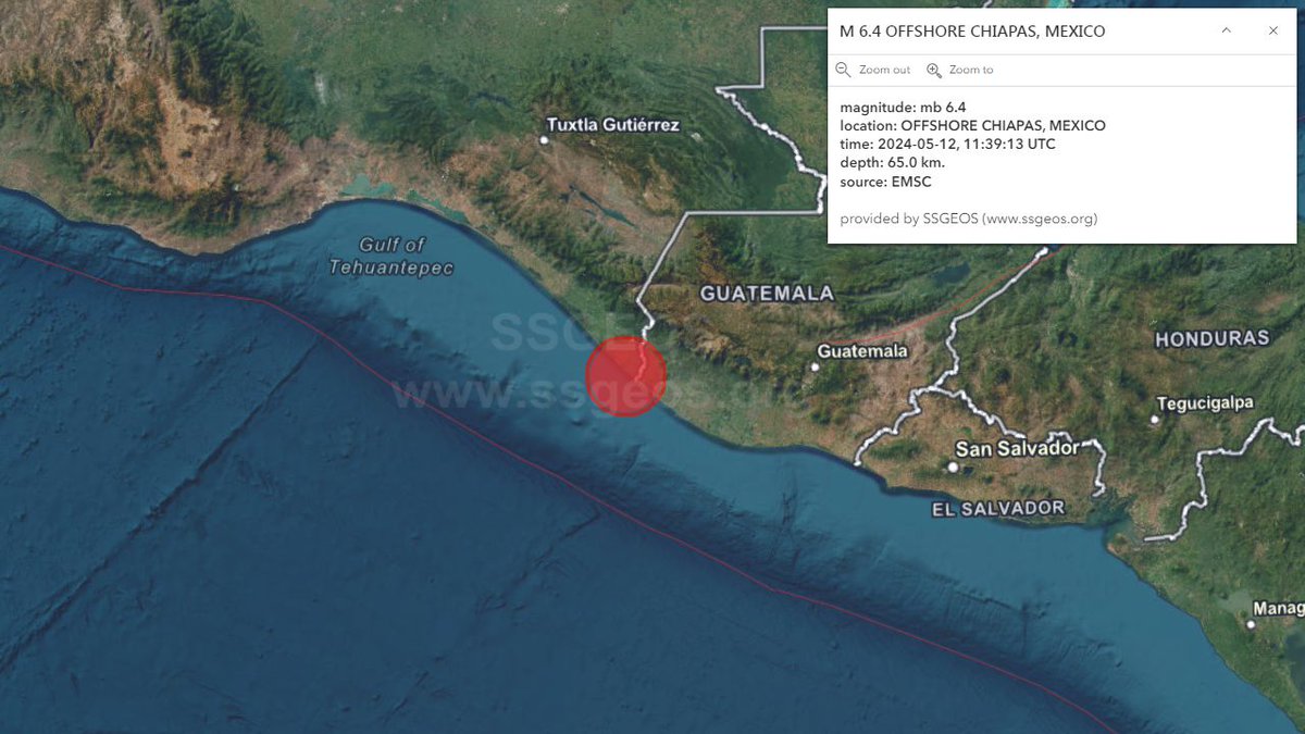 #earthquake M 6.4 OFFSHORE CHIAPAS, MEXICO
(matches atmospheric fluctuation 8 May)