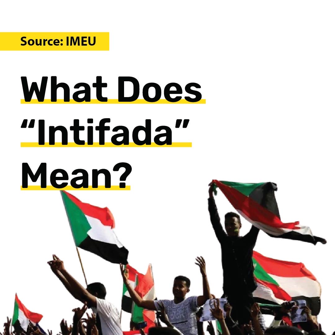 We're reposting a carousel from The IMEU about the word 'Intifada', which is an Arabic word used to describe uprisings, or protests, for freedom around the world. It literally means “to shake off” and according to The IMEU, it has been used to describe 'moments in history when…
