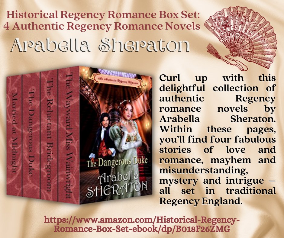 'Exceptional collection of stories, well thought out and written...'

amzn.to/48QNauA

'5⭐️- Excellent Anthology - @ArabellSheraton has written some of my favorite romances.'

#Regency #RegencyRomance #romance #drama #historicalromance #histfic #fiction #Kindle #ebooks