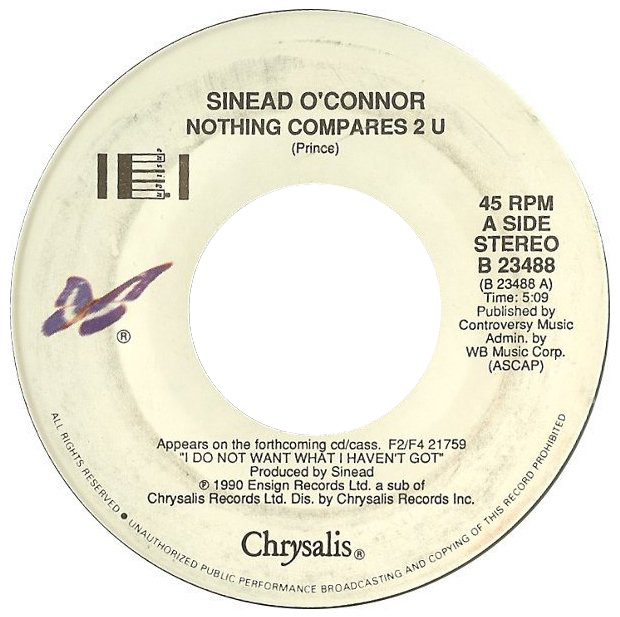 May12,1990 #SinéadOConnor is still at #1 on the billboard Hot100 Singles chart with 'Nothing Compares 2 U' for the last week of a 4wk run at #1