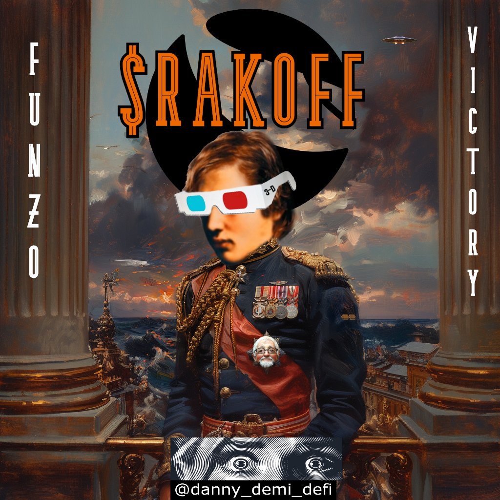 danny_demi_defi's tweet image. The Commander... A Self-Portrait... Two Pillars On Two Year Anniversary... 😜🫠🔫 $RAKOFF - #RAKOFFARMY - #THENEWWAY ... 

By: Danny Demi DeFi...

Started smoking... did a thang... digital oil on digital canvas or whatever...

#PROOFOFVICTORY #THEMORONSAREGETTINGSMARTER