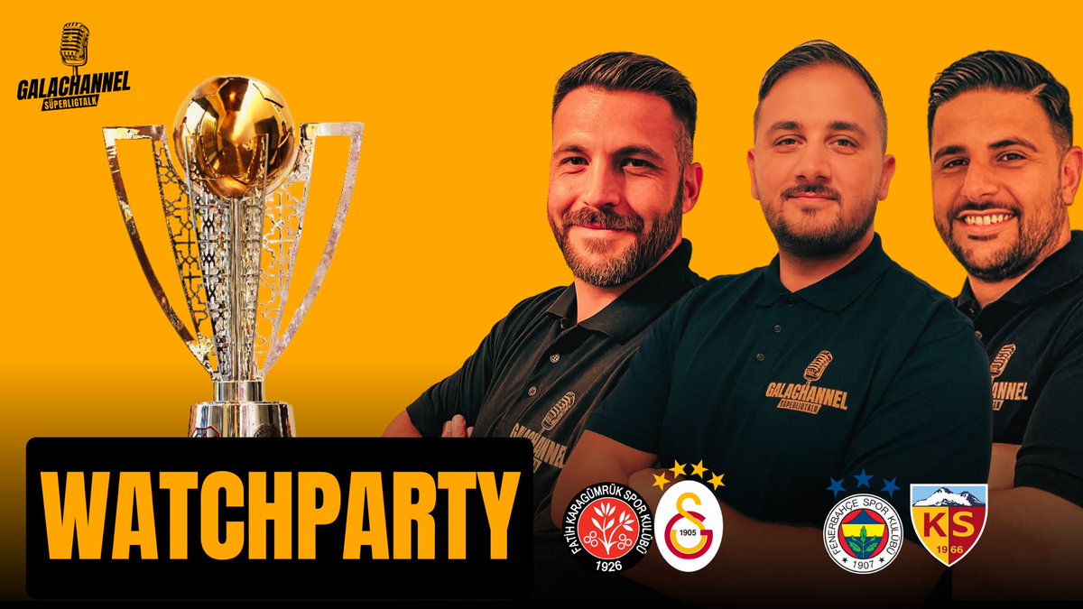 📺 WATCHPARTY
🕰️ Ab 18:00 Ihr

Karagümrük-Galatasaray #Watchparty youtube.com/live/FLB8ug2oz… via @YouTube