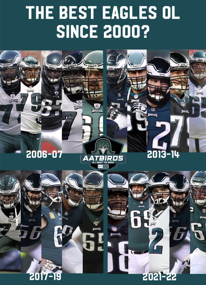The best #Eagles OL since 2000? #FlyEaglesFly