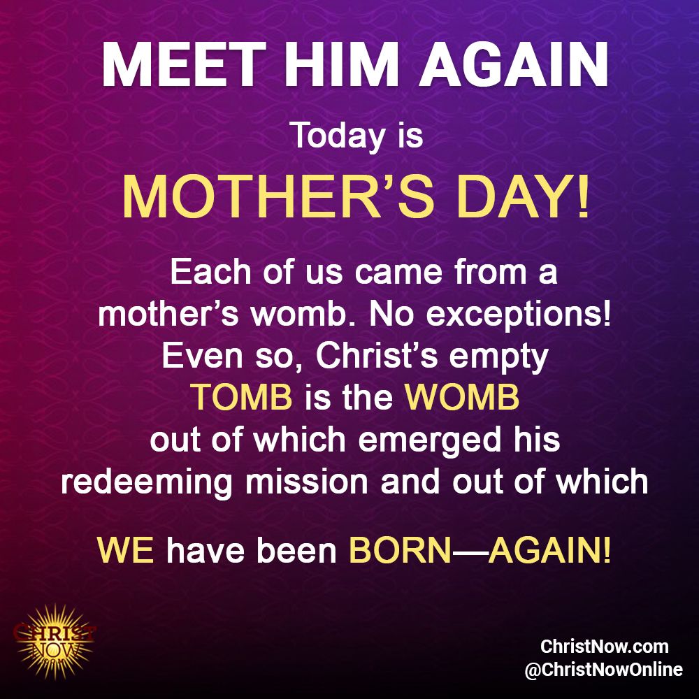 #MEETHIMAGAIN #jesus #christ #christianity #mothersday #love #womb #faith #christnow #christawakeningmovement