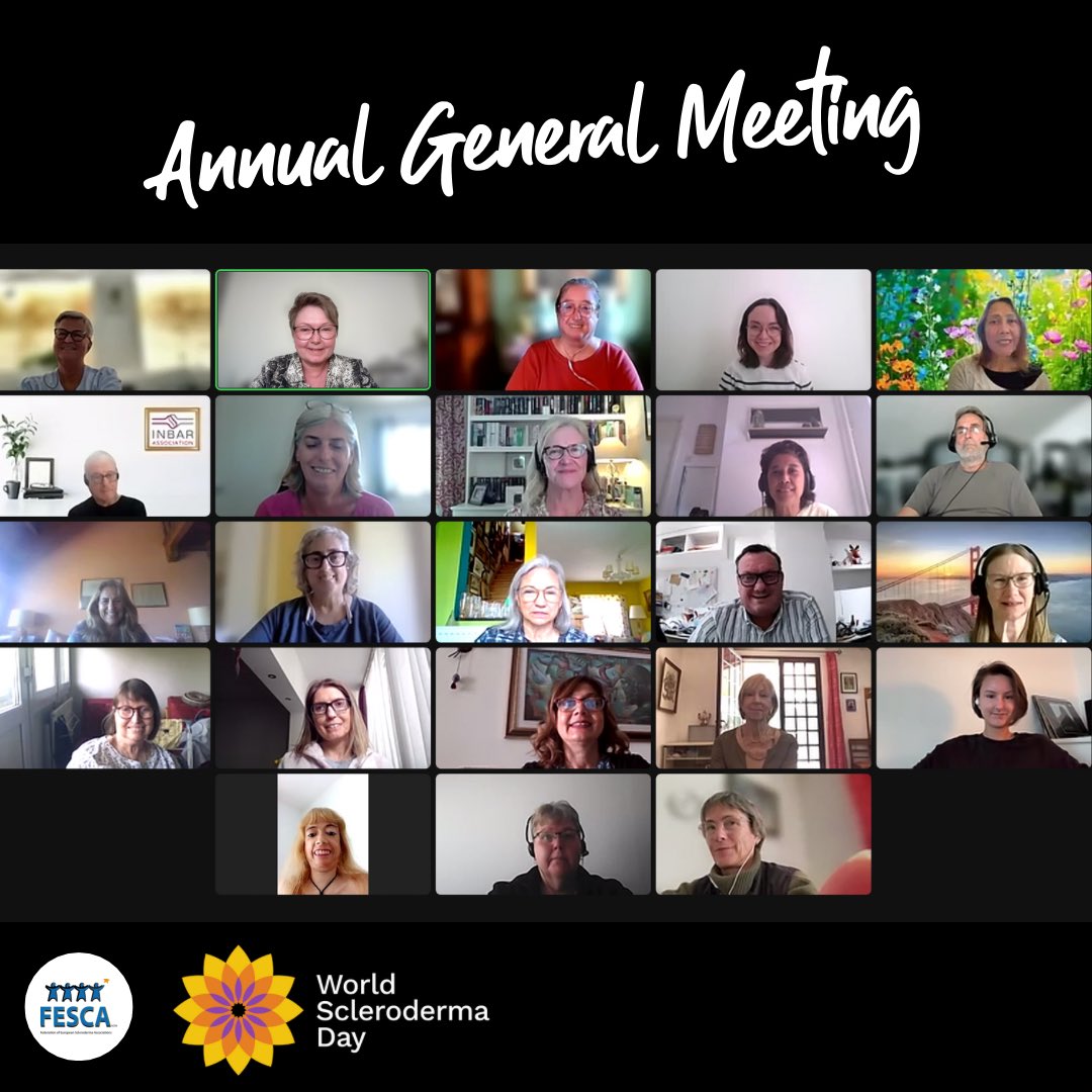 Fscleroderma's tweet image. Huge thank you to our members who joined us yesterday at our #AGM 
We look forward to working together for awareness, research and education in #systemicsclerosis