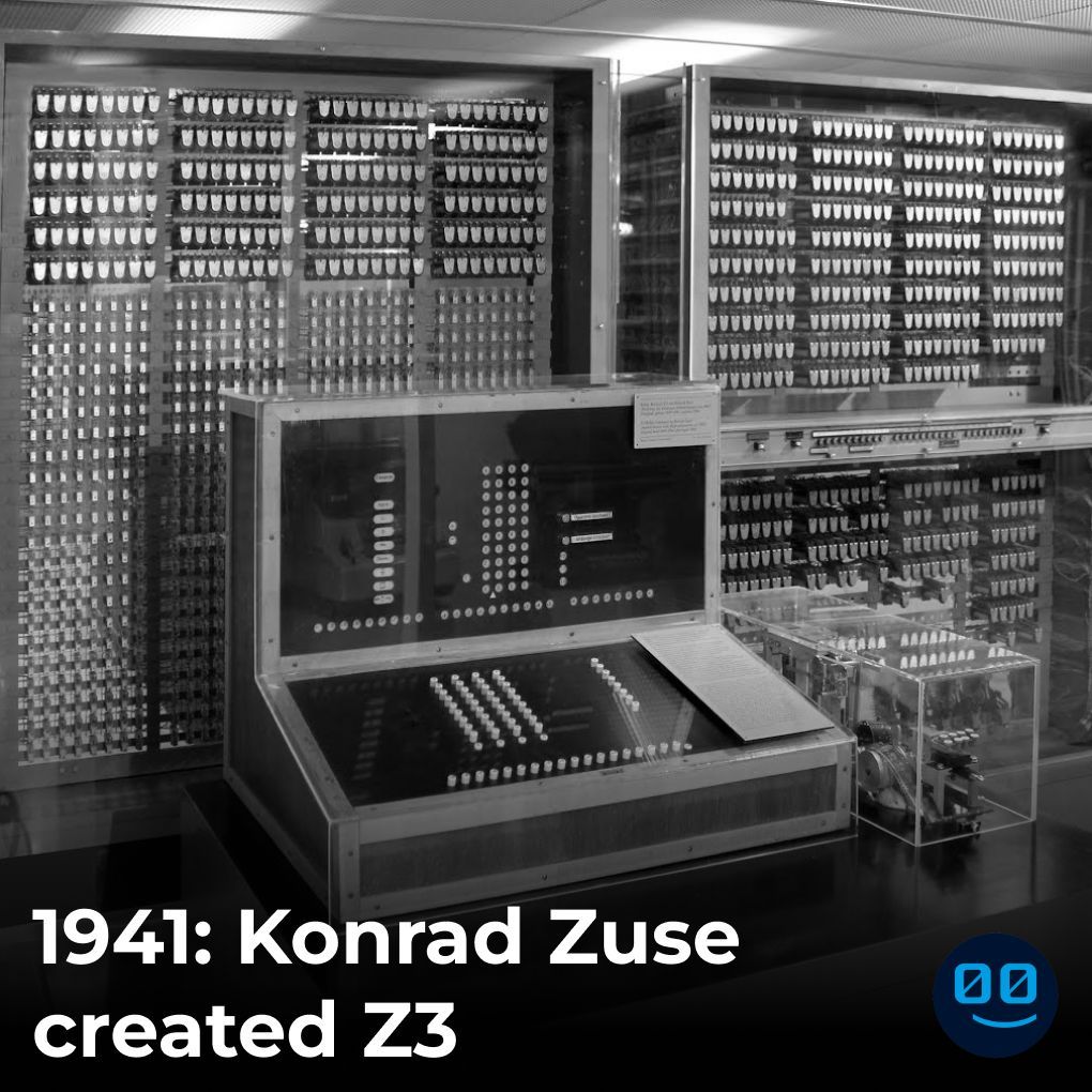 The #Z3 was a German electromechanical computer designed by Konrad Zuse in 1938 and completed in 1941. It was the world’s first working programmable, fully automatic digital computer. 💻 Today marks 83 years ever since! ✨
#z3computer #konradzuse #techhistory #computerpioneer