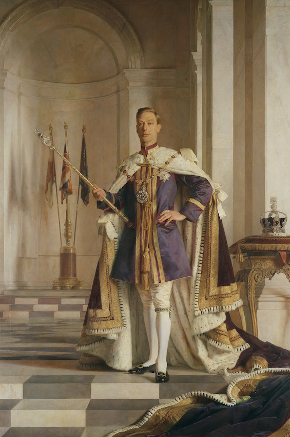 King George VI’s Coronation took place #OTD at Westminster Abbey in 1937. Sir Gerald Kelly was commissioned to paint the State portrait of the new king and his wife, Queen Elizabeth. The paintings hang in the Crimson Drawing Room at #WindsorCastle. bit.ly/3JMFK1j