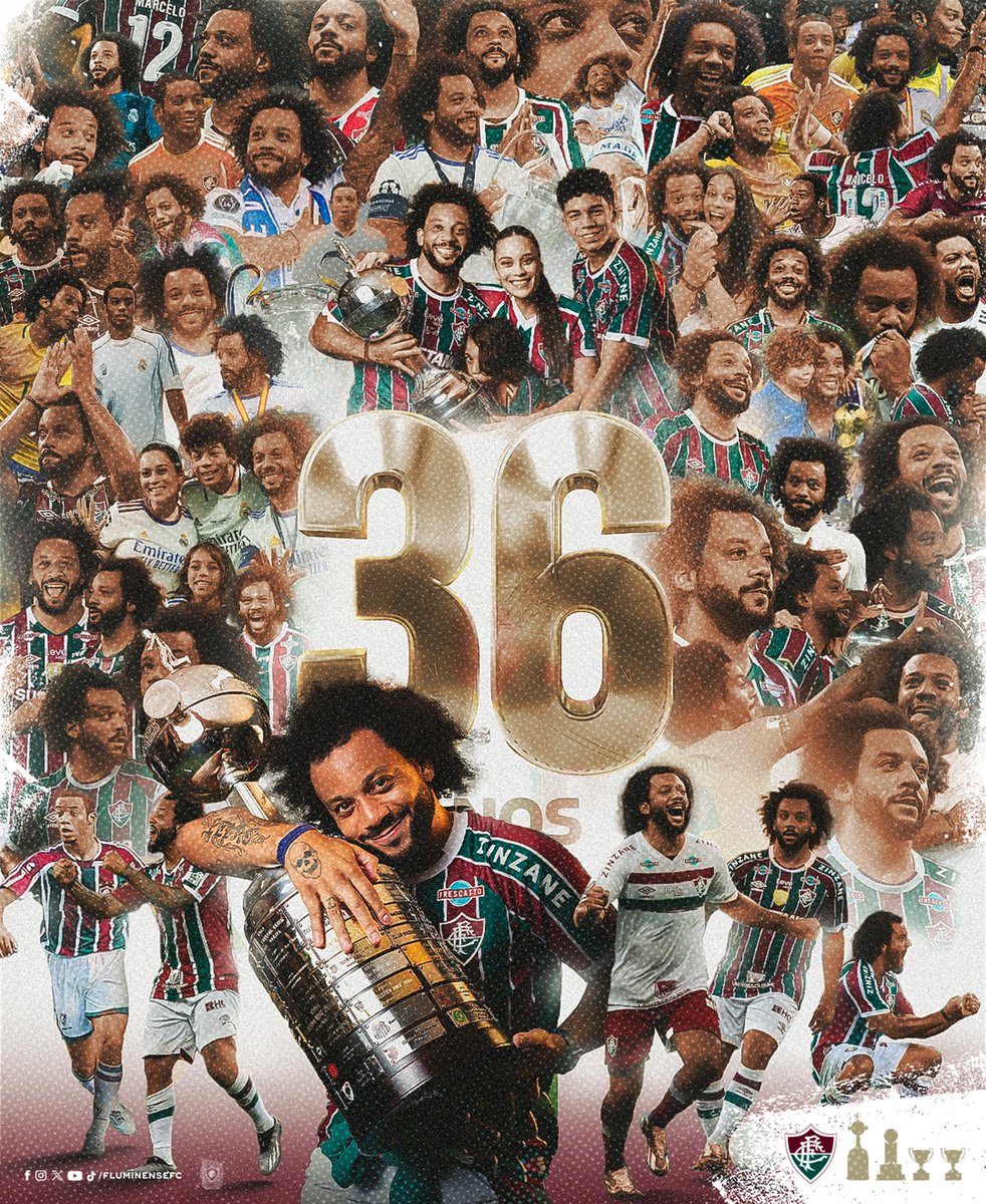Fluminense F.C. (@fluminensefc) on Twitter photo De Xerém pro mundo e de volta pro Flu. Nossa alegria em vê-lo fazendo aniversário vestindo nossas cores novamente é enorme, <a href="/MarceloM12/">Marcelotwelve</a>! 😍
Parabéns, ídolo! ❤️💚💫 De Xerém pro mundo e de volta pro Flu. Nossa alegria em vê-lo fazendo aniversário vestindo nossas cores novamente é enorme, <a href="/MarceloM12/">Marcelotwelve</a>! 😍
Parabéns, ídolo! ❤️💚💫