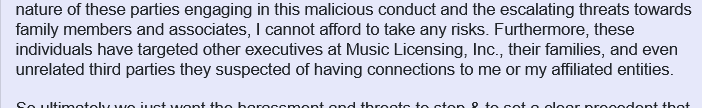 $SONG   So Jake, are you saying here on iHub that Vito Roppo and James Chillemi are also being threatened? 
Is Paul Ring being threatened too?
@RodDiFederico  are you ok out there in Brazil? Jake says you're being threatened.
investorshub.advfn.com/boards/read_ms…