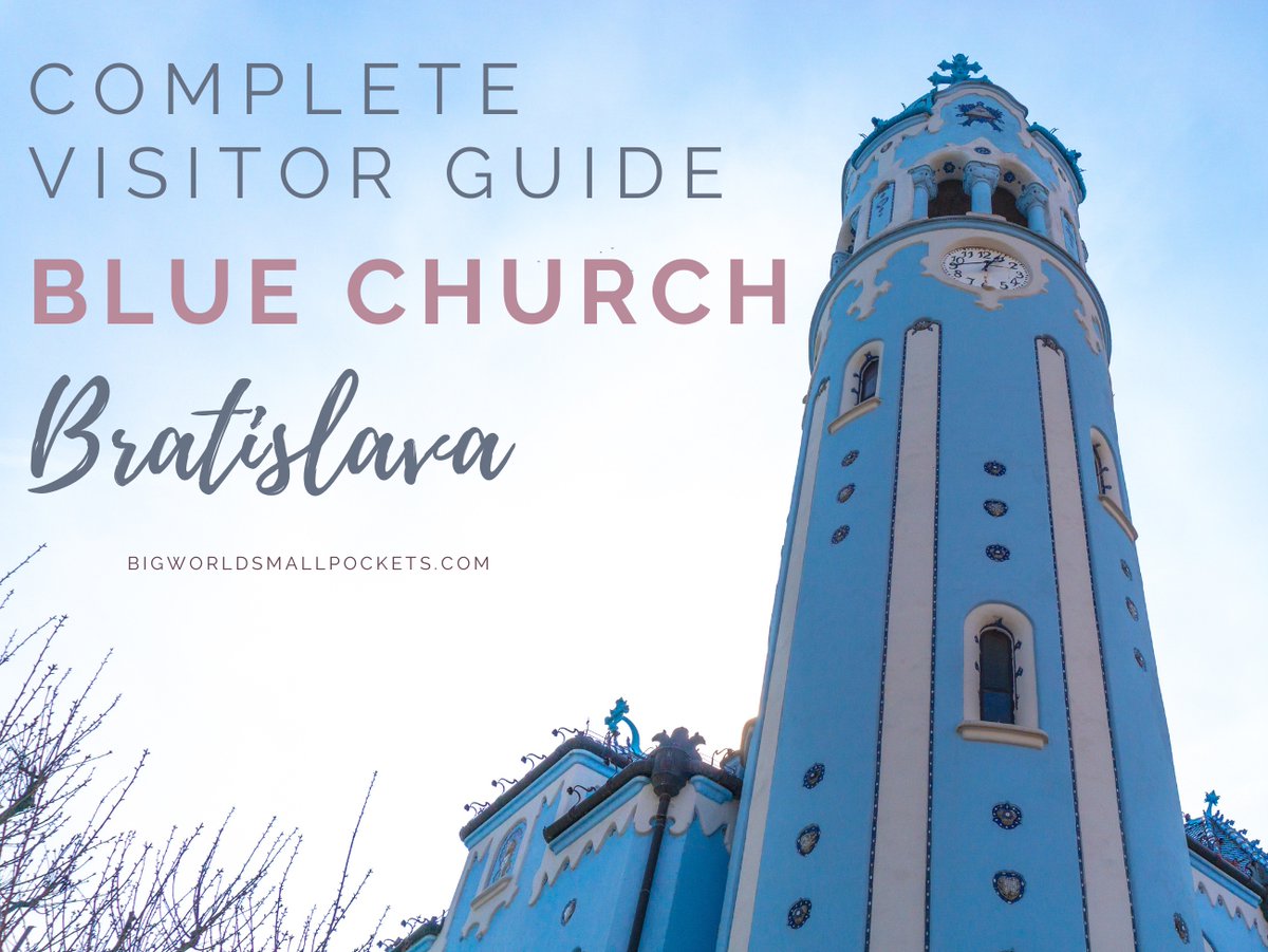 Filled with top visiting tips for the Blue Church in Bratislava, Slovakia, this guide even includes how to get the best photos! bigworldsmallpockets.com/blue-church-br… #bluechurch #bratislava #slovakiatravel