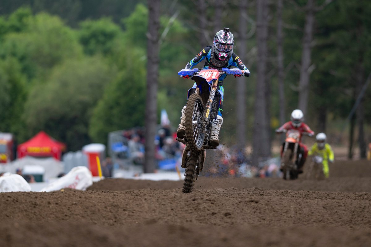 Another EPIC GP win for Lotte van Drunen! 🏆✨ - She will carry the #WMX championship leaders red plate, with a 9-point buffer, into round four, which will take place on June 1st & 2nd in Teutschenthal, Germany! #YamahaRacing | #MXGP