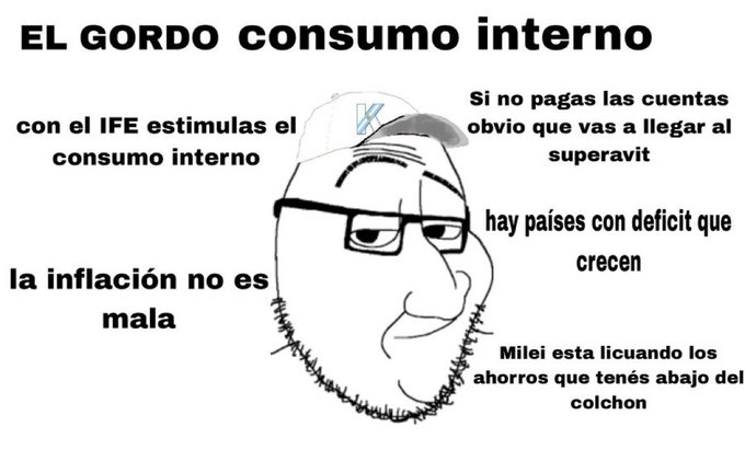 Es genial porque quisieron hacer un meme y pusieron todos DATOS CIERTOS