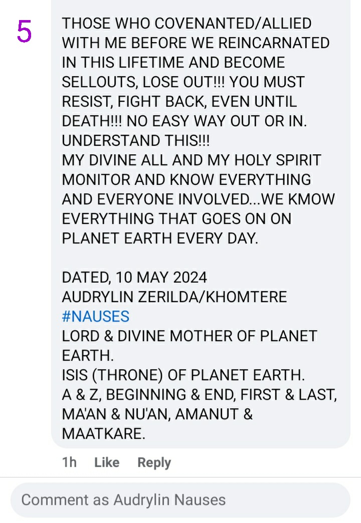 soul_frequency's tweet photo. 12 MAY2014:DECEIVING & TRYING TO USE OR REPLACE ANY BDAY NUMBER OR #OGDOAD OF MY THRONE OF MY FAM WILL NOT WORK! eYe AM THE DIVINE AUTHORITY & MOTHER, DAUGHTER & SISTER OF THE THRONE UNTIL JUDGMENT, RESTORATION & AFTER AS BY MY COSMIC OATH.
#VENUS8POINTEDSTAR
#JUDGMENTCOMING🔨 https://t.co/oH7R5CtRcz