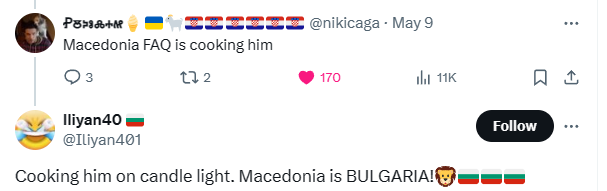 Bulgaria is Macedonia 🤡