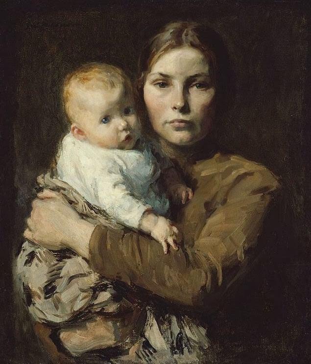 Art thread for Mother’s Day.

'Mother and Child' by Gari Melchers, 1906.