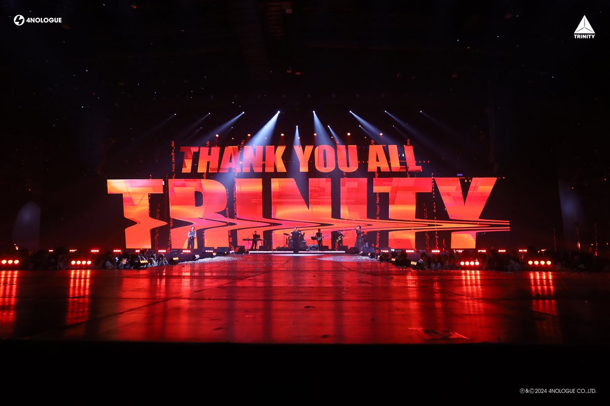 Highlight photo “TRINITY“ performances show at #GOTCHAPOP2 concert for everyone. 

Thank you to the fans of every artist who came to have fun and cheer up us. 🍾🔥

#GOTCHAPOP2xTRINITY
#TRINITY_TNT 
#4NOLOGUE