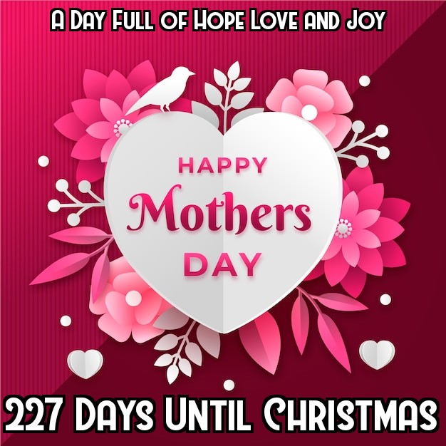 Happy Sunday Everyone! Celebrate and remember your mom on this Mother's Day and share some Hope, Love and Joy. Have a blessed day and be a blessing.

#christmascountdown #christmas #countdowntochristmas #HopeLoveJoy #blessing #blessed #sunday #believe #share #eastcoastsanta
