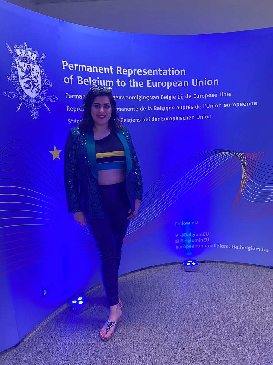 Sparkly blazers and pleather trousers. Must be #Eurovision