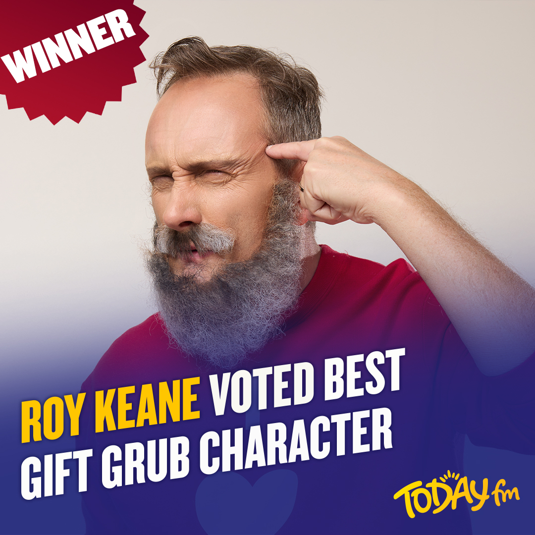 We have a winner! 🏆 Roy Keane has been crowned Ireland's favourite Gift Grub character of all time 🙌 ➡️ Check out the Top 25 list over on TodayFM.com!
