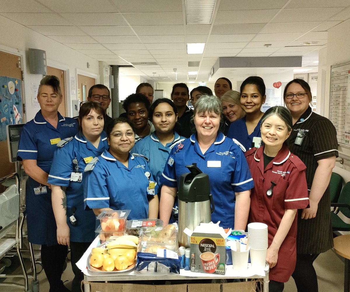 #HappyNursesDay to the wonderful cardiothoracic nursing team @nhsuhcw  They go above and beyond daily for their patients and feedback from service users is very complimentary #proudmatron @UHCW_TraumaNeur
