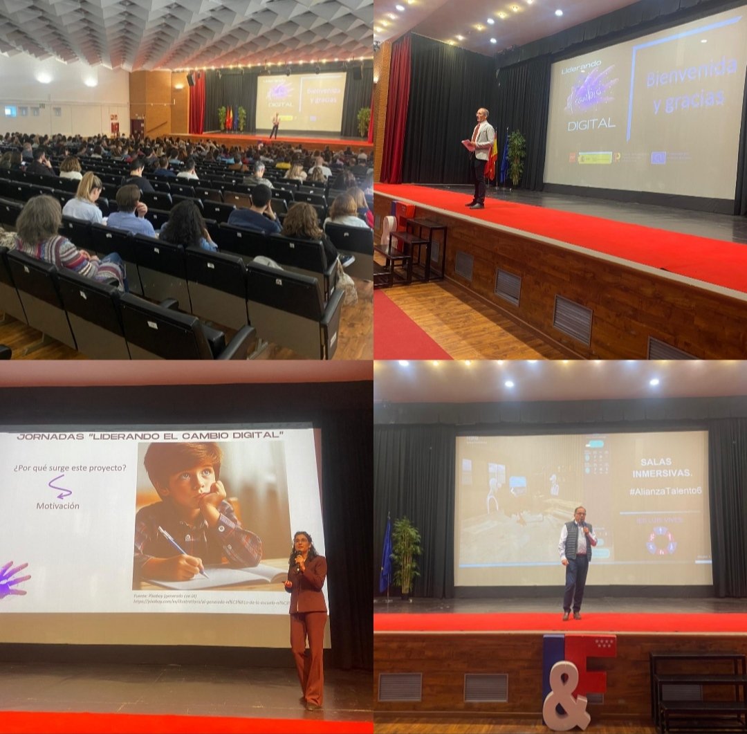 II Jornada del curso 'Liderando el cambio digital': espacio de encuentro donde los centros educativos han expuesto sus proyectos de cambio y han compartido sus comunicaciones de investigación e innovación educativa #IF_CMadrid #innovacionyformacion #CompDigEdu #liderazgodigital