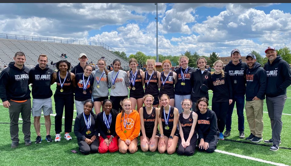 DelawareXC's tweet image. Back to Back OCC Champs!! Congratulations Hayes Girls Track and Field!!