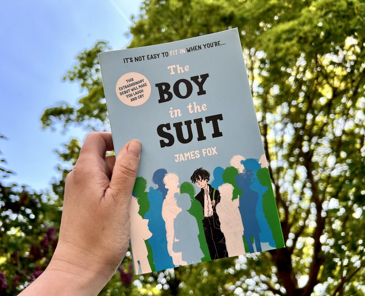 Today seems like the perfect day to start reading this much-anticipated debut. #TheBoyInTheSuit by @JamesFoxWriter.