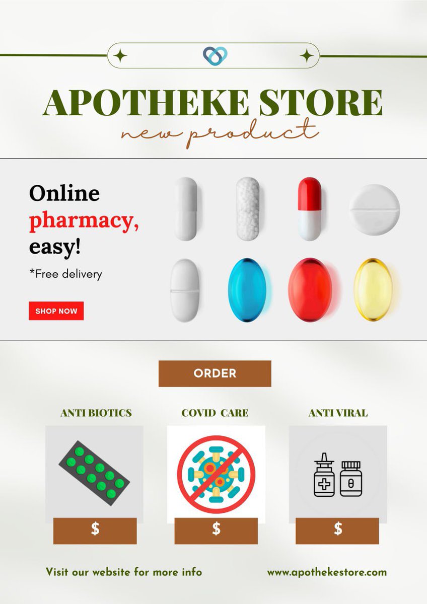 Discover a world of wellness like never If Anyone Needs #Ivermectin  #Hydroxychloroquine #Antibiotic #Antiviral and #Fenbendazole 

They Can Buy It From This Site:- @APOTHEKE_STORE2

Order Now. Apothekestore.com