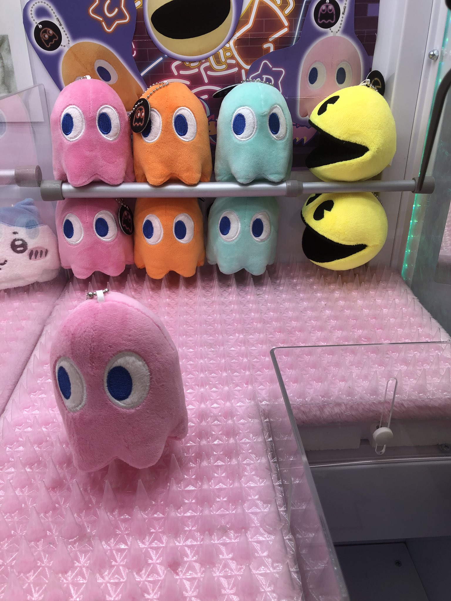 パックマン キーホルダー ぬいぐるみ クッション 8点セット
