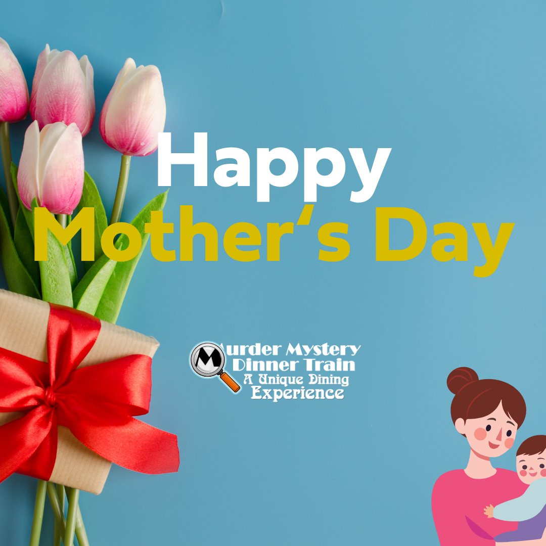 🌸 Happy Mother's Day from all of us at the Murder Mystery Dinner Train!

👩‍👧‍👦 Tonight, we're thrilled to welcome all the incredible mothers on board for a special Mother's Day performance.

#mmdt #MothersDay #MothersDay2024 #MurderMystery #FortMyers #CheersToMoms