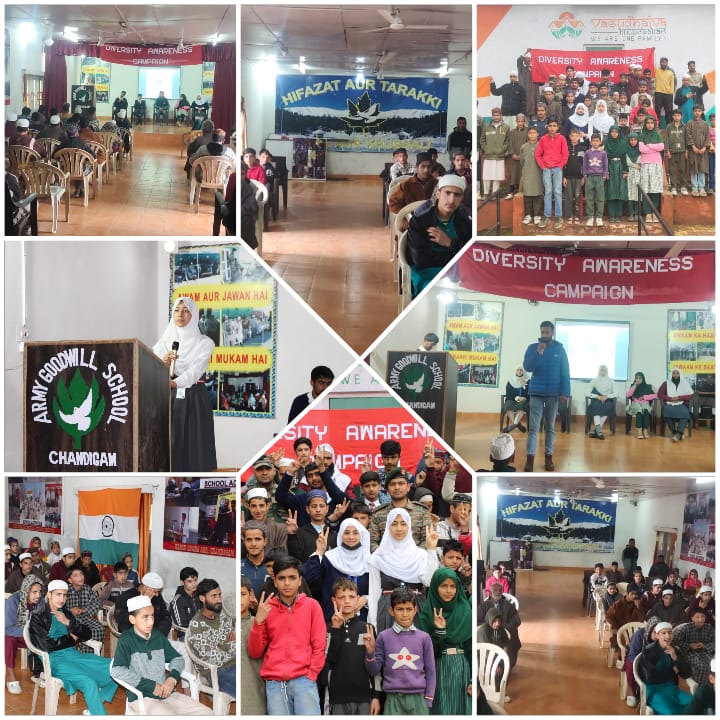 Indian Army in collaboration with AGS Chandigam organised awareness campaign on Unity of Diversity”. #IndianArmy #AGSChandigam #UnityInDiversity #GreenArmy #SustainableFuture #IndianArmyNationBuilding #TransformingIndia