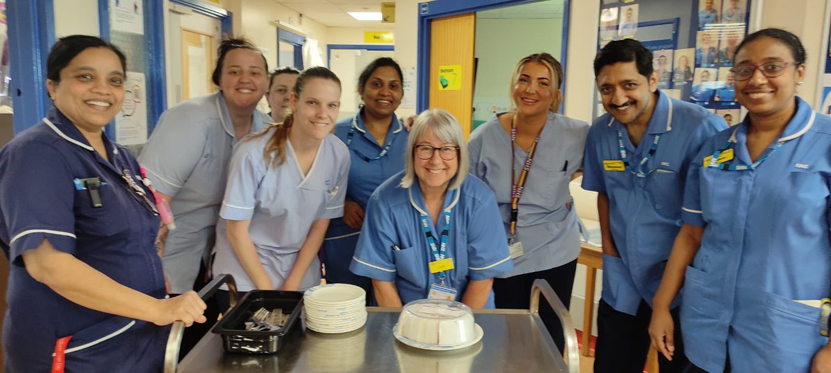 Massive thank you from the catering staff at POWCH today for our Nurses Day goodies! We are very grateful ☺️ 🙏#nationalnursesday #happybirthdayflorencenightingale @HWHCT_NHS