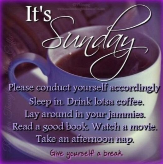Good Morning...
#CoffeeTime ☕️🥱
Get up...Get your coffee & 
Enjoy them slow/easy #sundayvibes ! 
Happy Mother's Day to all you Mom's... Enjoy Your Day w/Peace~Love~Laughter!
#LFGBABY👊 🎶☀️
#StayAmazing