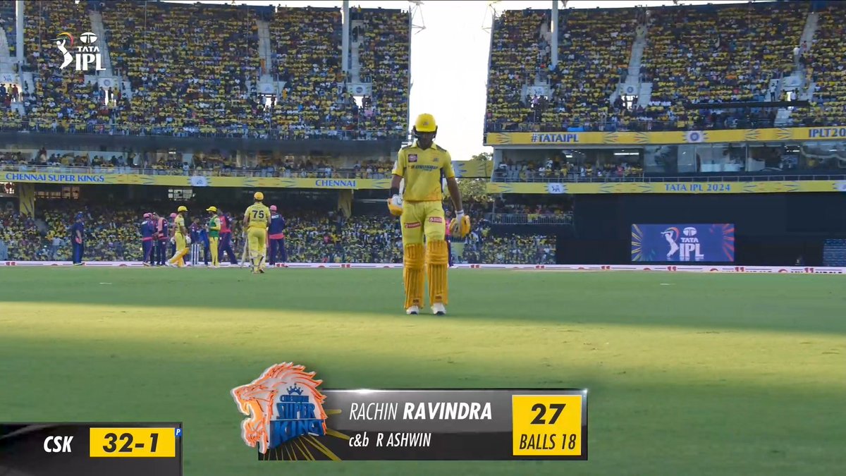 This is what csk missed 💥

Well Played Rachin Ravindra 💛

#WhistlePodu #IPLOnStar #CSK