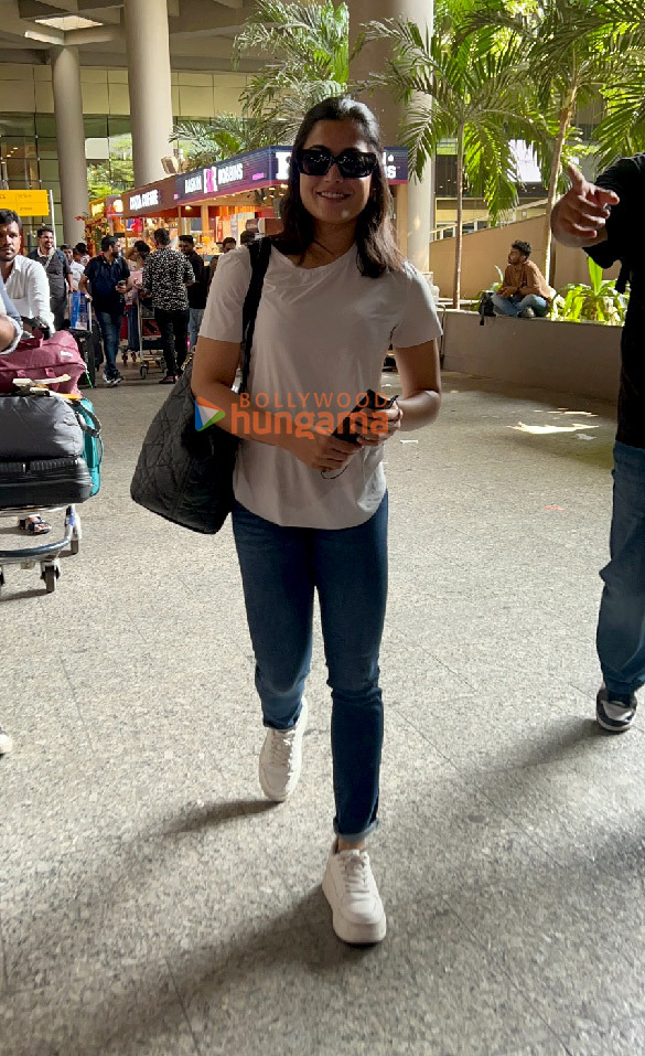 #RashmikaMandanna Snapped at the airport